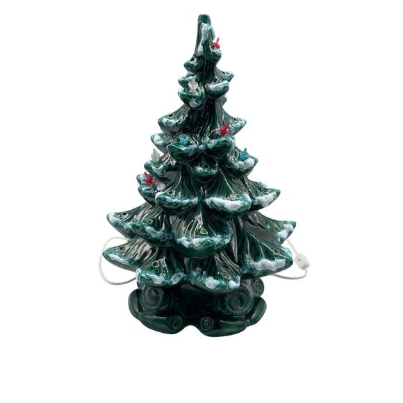 Atlantic Mold Ceramic 17" Christmas‎ Tree with base - Tested/Works - Picture 1 of 12